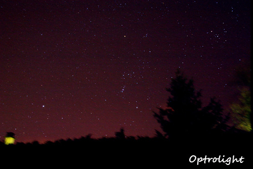 Composition de 7 images de ciel nocturne - Optrolight