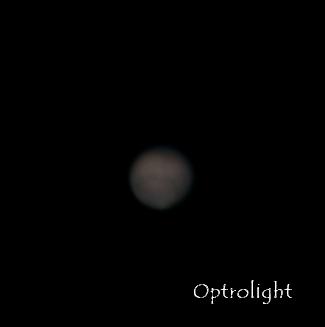 Composition des deux images précédentes de Mars - Optrolight